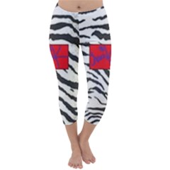 Striped By Traci K Capri Winter Leggings 