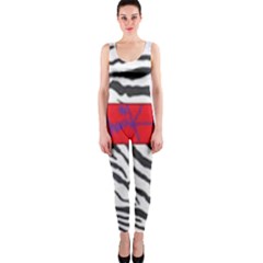 Striped By Traci K One Piece Catsuit