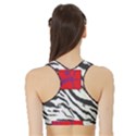 Striped by Traci K Sports Bra with Border View2