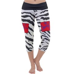 Striped By Traci K Capri Yoga Leggings