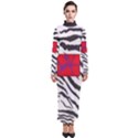 Striped by Traci K Turtleneck Maxi Dress View1