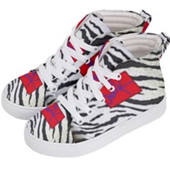 Striped By Traci K Kids  Hi-top Skate Sneakers by tracikcollection