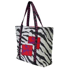 Striped By Traci K Zip Up Canvas Bag by tracikcollection