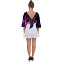 Fushion by Traci K Tie Back Butterfly Sleeve Chiffon Top View2