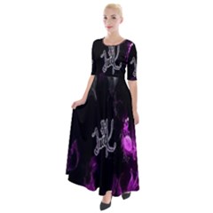 Fushion By Traci K Half Sleeves Maxi Dress by tracikcollection