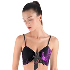 Fushion By Traci K Woven Tie Front Bralet by tracikcollection