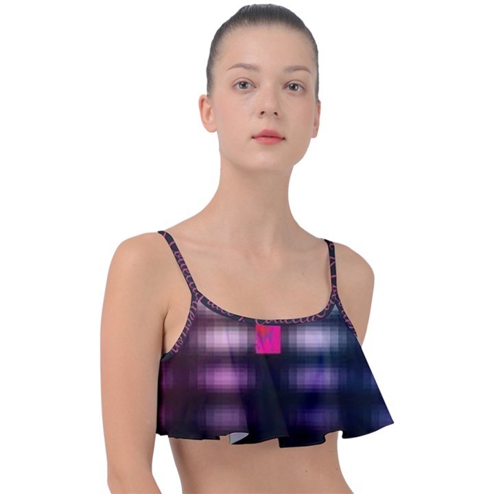 Aquarium by Traci K Frill Bikini Top