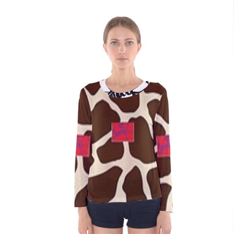 Giraffe By Traci K Women s Long Sleeve Tee by tracikcollection