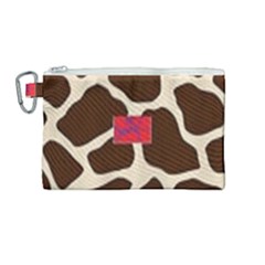 Giraffe By Traci K Canvas Cosmetic Bag (medium) by tracikcollection