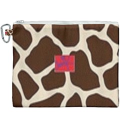 Giraffe By Traci K Canvas Cosmetic Bag (xxxl) by tracikcollection