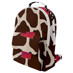 Giraffe By Traci K Flap Pocket Backpack (small) by tracikcollection