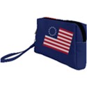 Betsy Ross flag USA America United States 1777 Thirteen Colonies MAGA  Wristlet Pouch Bag (Small) View1