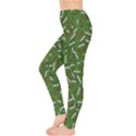 Pepe the Frog Face pattern Green Kekistan meme Leggings  View3