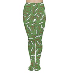 Pepe The Frog Face Pattern Green Kekistan Meme Tights by snek