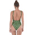 Pepe the Frog Face pattern Green Kekistan meme Bring Sexy Back Swimsuit View2