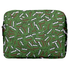 Pepe The Frog Face Pattern Green Kekistan Meme Make Up Pouch (large) by snek