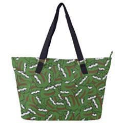 Pepe The Frog Face Pattern Green Kekistan Meme Full Print Shoulder Bag by snek