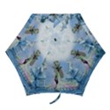 Cute Fairy With Dove Mini Folding Umbrellas View1