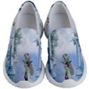 Cute Fairy With Dove Kids  Lightweight Slip Ons View1