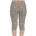 Motif Velvet Capri Leggings  View2