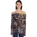 Cheetah by Traci K Off Shoulder Long Sleeve Top View1