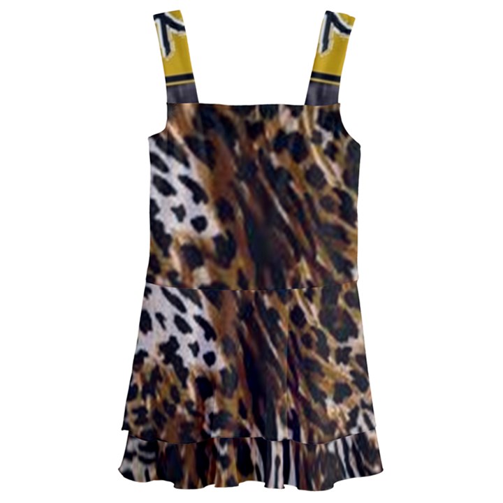 Cheetah by Traci K Kids  Layered Skirt Swimsuit