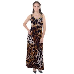 Cheetah By Traci K Sleeveless Velour Maxi Dress by tracikcollection