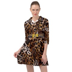 Cheetah By Traci K Mini Skater Shirt Dress by tracikcollection