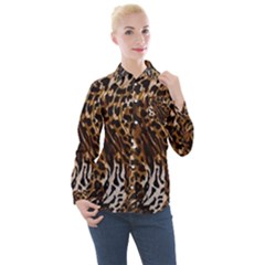 Cheetah By Traci K Women s Long Sleeve Pocket Shirt