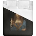 Salvator Mundi Leonardo DaVindi 1500 Jesus Christ Savior of the World Original Paint Most expensive in the world Duvet Cover (California King Size) View1