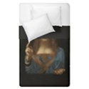 Salvator Mundi Leonardo DaVindi 1500 Jesus Christ Savior of the World Original Paint Most expensive in the world Duvet Cover Double Side (Single Size) View2