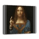 Salvator Mundi Leonardo DaVindi 1500 Jesus Christ Savior of the World Original Paint Most expensive in the world Deluxe Canvas 24  x 20  (Stretched) View1