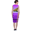 Pop Art Beach Umbrella Sleeveless Velvet Midi Dress View2