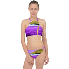 Pop Art Beach Umbrella Racer Front Bikini Set by essentialimage