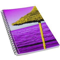 Pop Art Beach Umbrella 5 5  X 8 5  Notebook by essentialimage