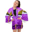 Pop Art Beach Umbrella Long Sleeve Kimono View1