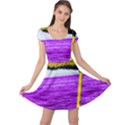 Pop Art Beach Umbrella Cap Sleeve Dress View1