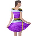 Pop Art Beach Umbrella Cap Sleeve Dress View2