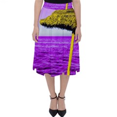 Pop Art Beach Umbrella Classic Midi Skirt by essentialimage