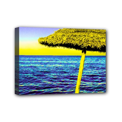 Pop Art Beach Umbrella  Mini Canvas 7  X 5  (stretched) by essentialimage