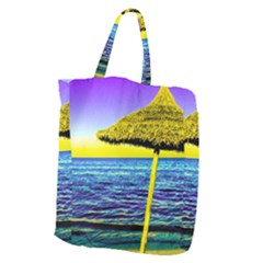 Pop Art Beach Umbrella  Giant Grocery Tote