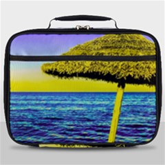 Pop Art Beach Umbrella  Full Print Lunch Bag by essentialimage