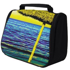 Pop Art Beach Umbrella  Full Print Travel Pouch (big) by essentialimage