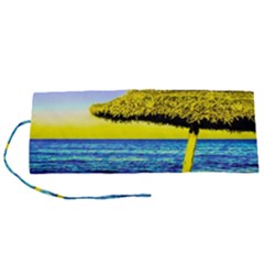 Pop Art Beach Umbrella  Roll Up Canvas Pencil Holder (s)