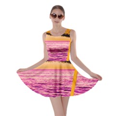 Pop Art Beach Umbrella  Skater Dress by essentialimage