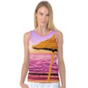 Pop Art Beach Umbrella  Women s Basketball Tank Top View1