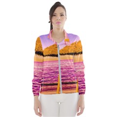 Pop Art Beach Umbrella  Women s Windbreaker by essentialimage