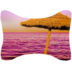 Pop Art Beach Umbrella  Seat Head Rest Cushion by essentialimage