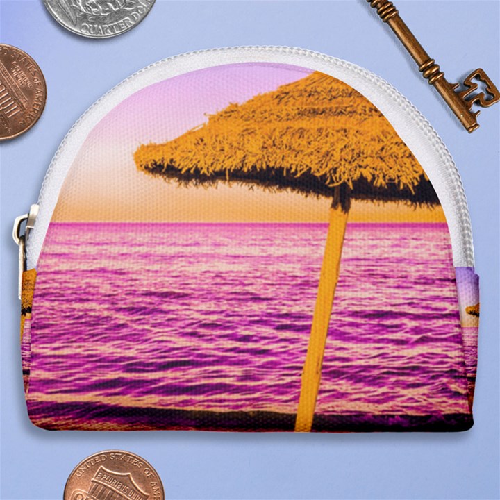 Pop Art Beach Umbrella  Horseshoe Style Canvas Pouch