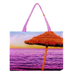 Pop Art Beach Umbrella  Medium Tote Bag by essentialimage